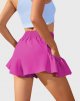Women High Waisted Flowy Shorts Athletic Running Shorts with Pockets Quick Dry Gym Workout Summer Shorts