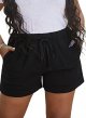 Womens Plus Size Comfy Drawstring Casual Elastic Waist Pocketed Shorts,1X-5X